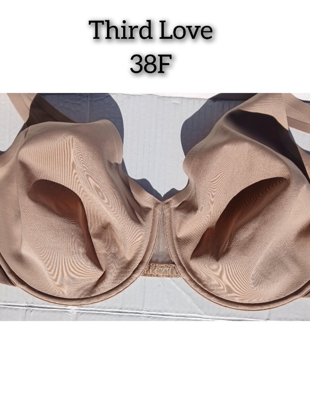 Third love bra 38F with underwiree tan great condition no flaws
